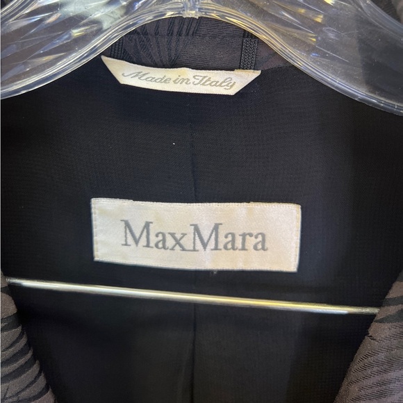 MaxMara Palm Leaf Jacquard Weave Print Structured Skirt Suit Set - Picture 6 of 15